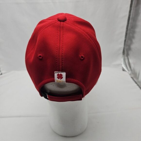 Red Iowa State Cyclone Live Lucky Black Clover Cap Brand Adjustable - Picture 5 of 8